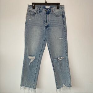 Pistola Charlie High Rise Straight Denim Jeans Hysteria Distressed Revolve 29